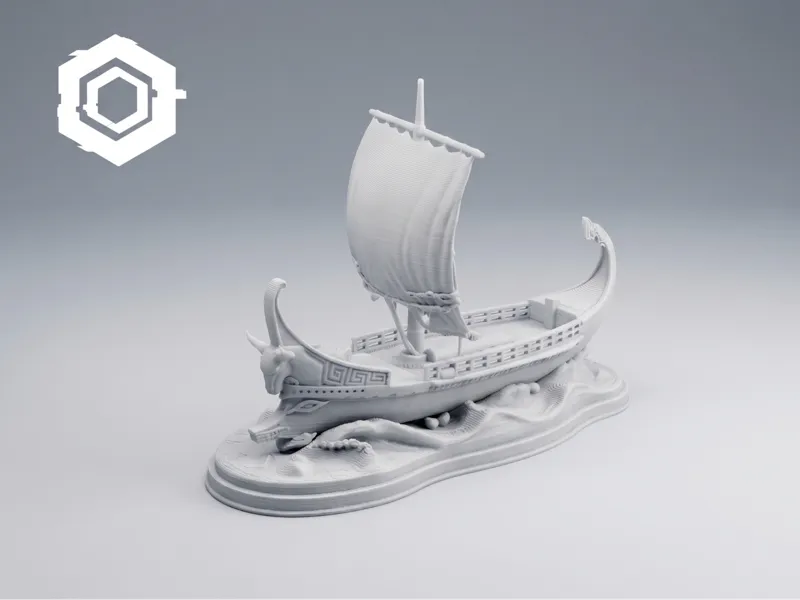 Spartan Benchy | Ancient Greek Warship