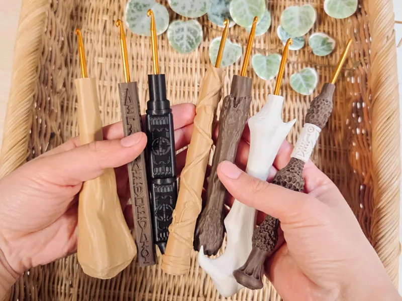 Harry Potter Crochet Hook Wand Handles