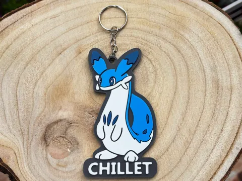 Palworld Chillet Keychain
