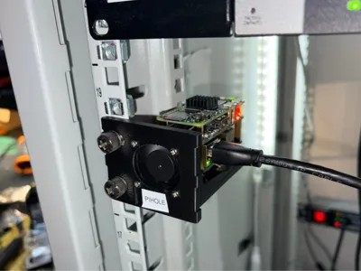 Ultimate Pi Zero Rack Mount for PoE