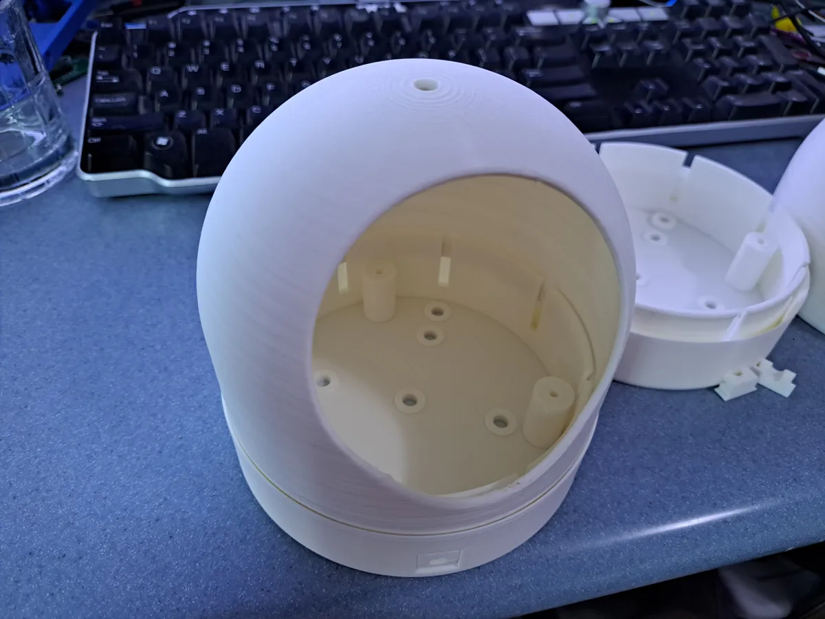 Camera Weather Shell - Snap Fit w/Rotating Turret - Free 3D Print Model ...