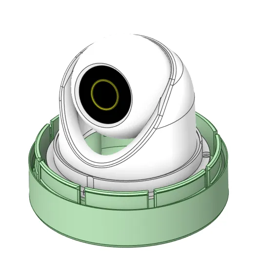 Camera Weather Shell - Snap Fit w/Rotating Turret - Free 3D Print Model ...