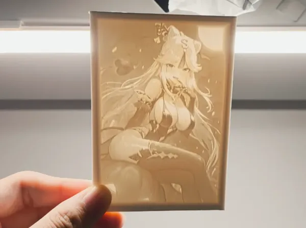 Relief lumineux Ningguang version diablotin Halloween