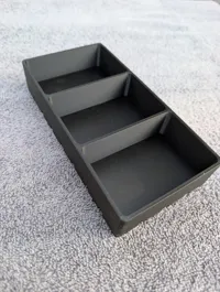 Large 3 Pocket Tray 3.250" x 6.500"