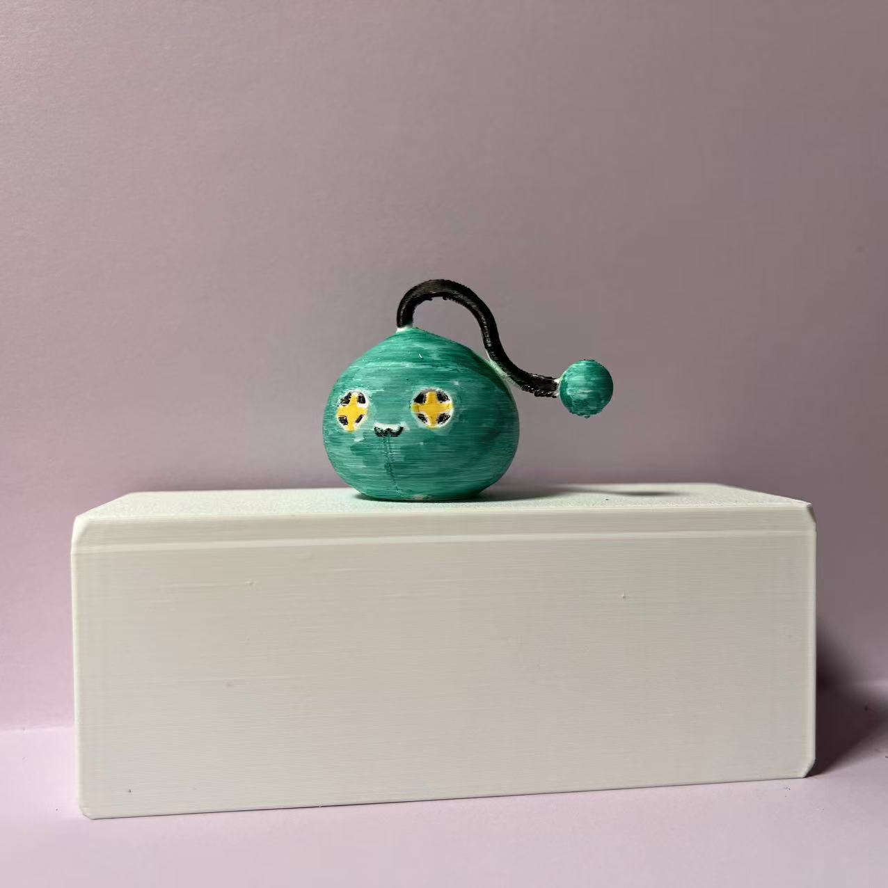 Miniatura 2 do modelo 3D 绿水灵-金银岛-怀旧网游冒险岛怪物图鉴