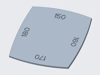 Radius Gauge 150-180