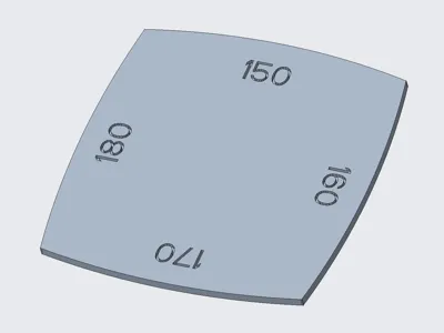 Radius Gauge 150-180