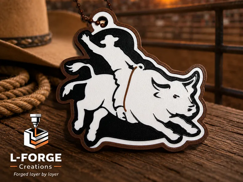 Rodeo Inspired Keychain
