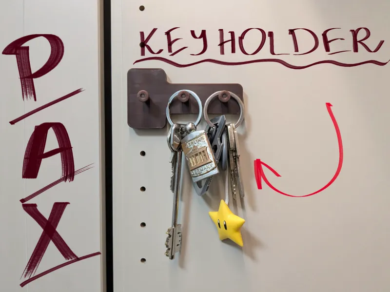 IKEA PAX keyholder