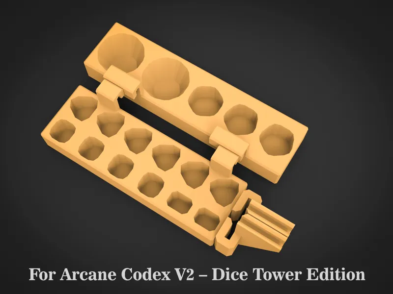 Arcane Codex Dice Tray & Lid Lock Add-On