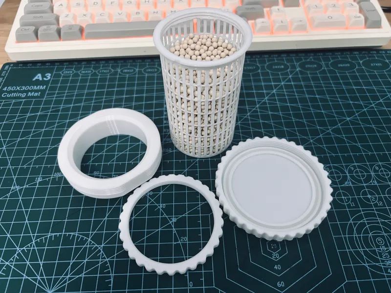 干燥剂快拆更换容器