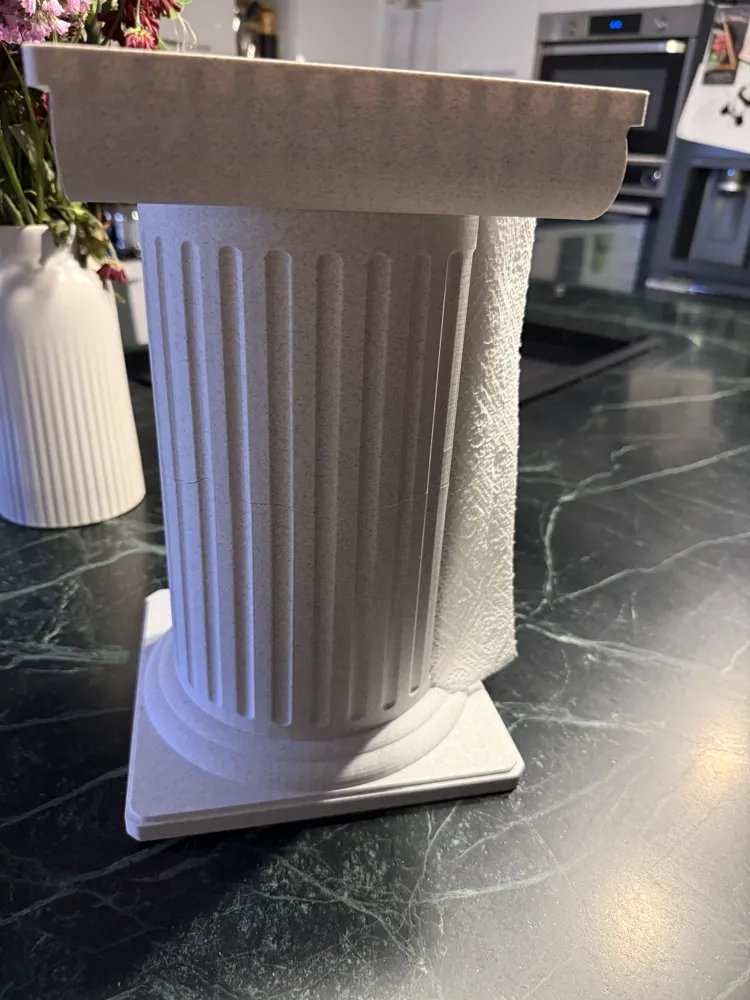 Kitchen Roll Dispenser Column - fits most sizes - Free 3D Print Model ...