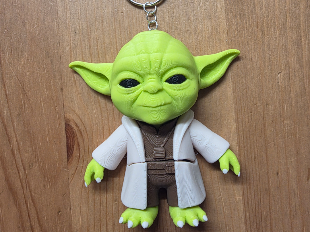 Flexi Yoda Keyring