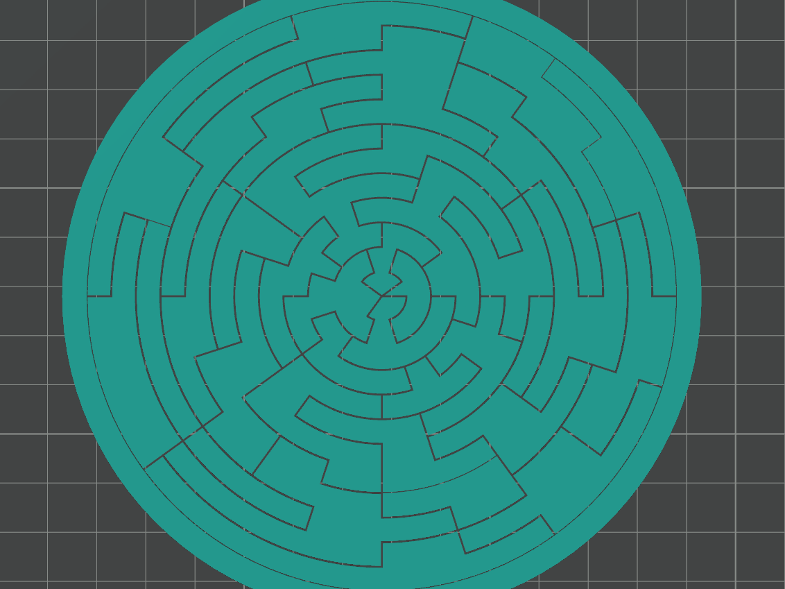 The Core: Puzzle Circular de Anillos Entrelazados