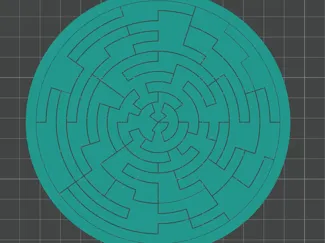 The Core: Puzzle Circular de Anillos Entrelazados
