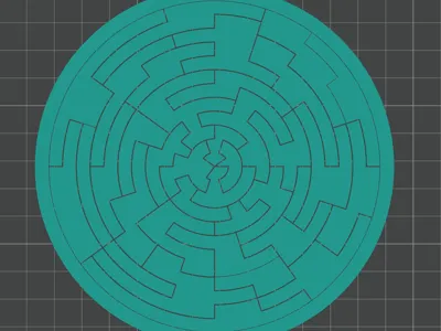 The Core: Circular Puzzle of Interlocking Rings