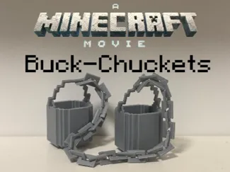 Buck-Chuckets (bucket nunchucks) Minecraft Movie