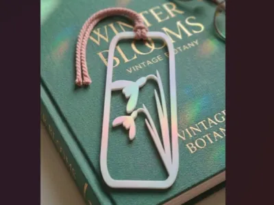 Snowdrop Bookmark