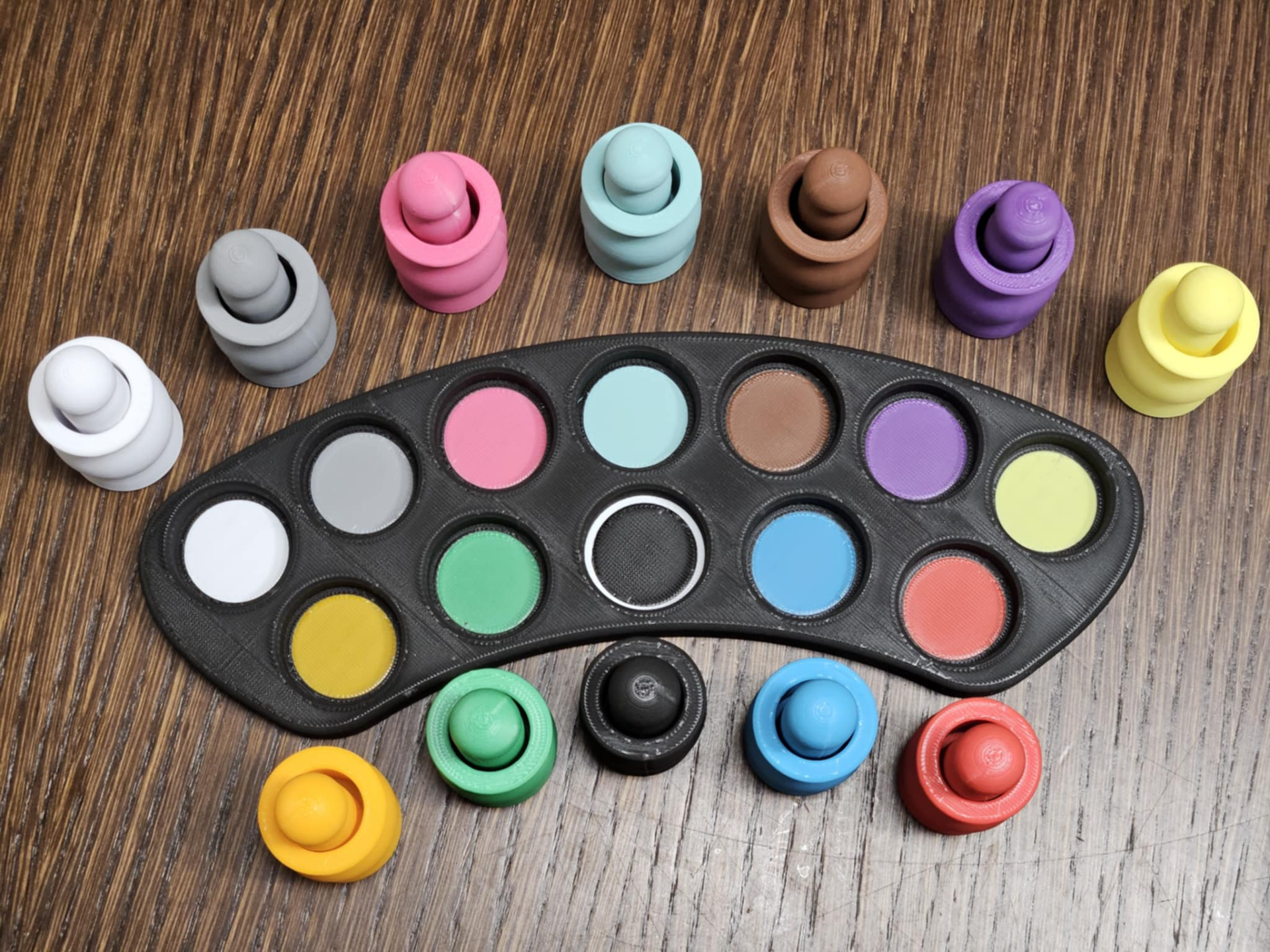 learn 12 colours - montesorri toy for small kids 