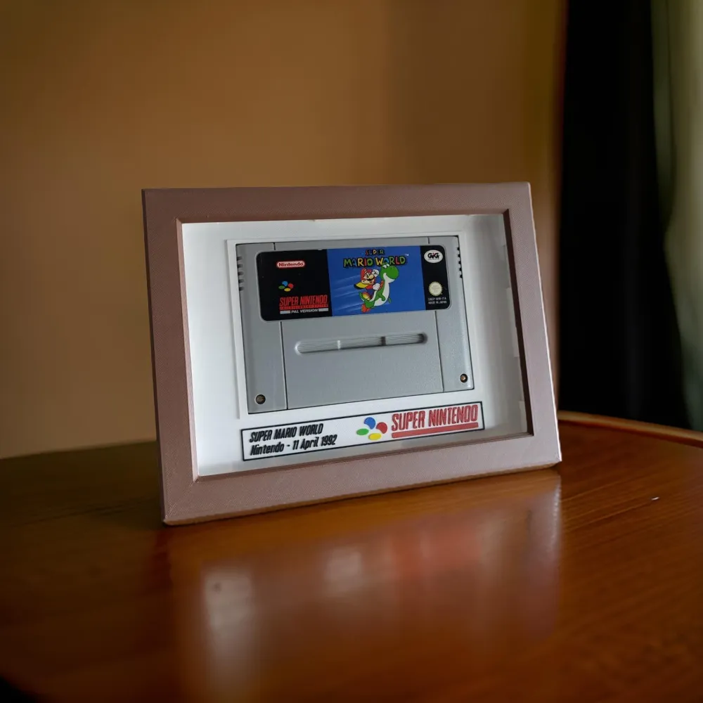 Super Nintendo Game Frame by RetroGameMaker MakerWorld: Download Free ...