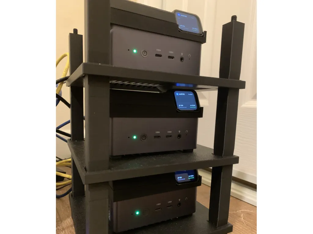 TinyRack - A modular mini server rack by Fang-Pen Lin MakerWorld ...