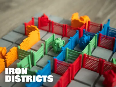 Iron Districts (2-4 player Board Game)
