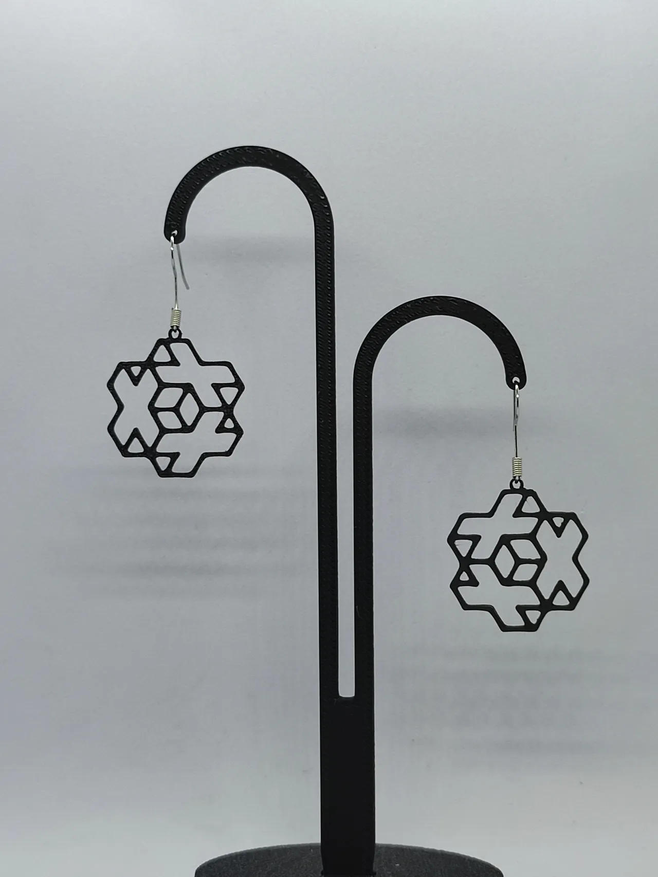 Aretes Nido Geométrico view 3