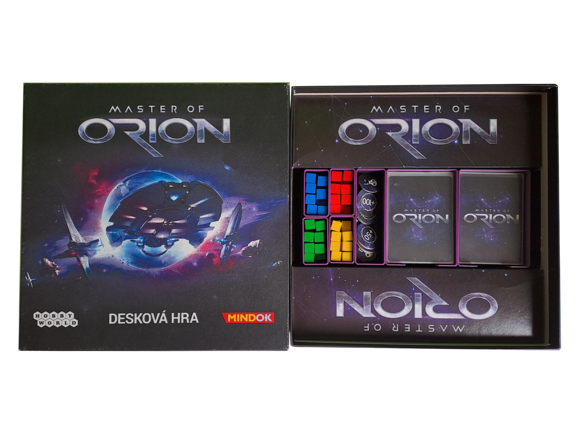 Master of Orion board game insert