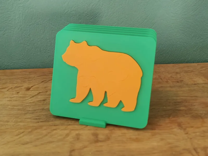Bear Silhouette Puzzle