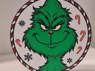 Grinch Ring Lamp Panel