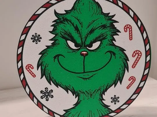 Grinch Ring Lamp Panel