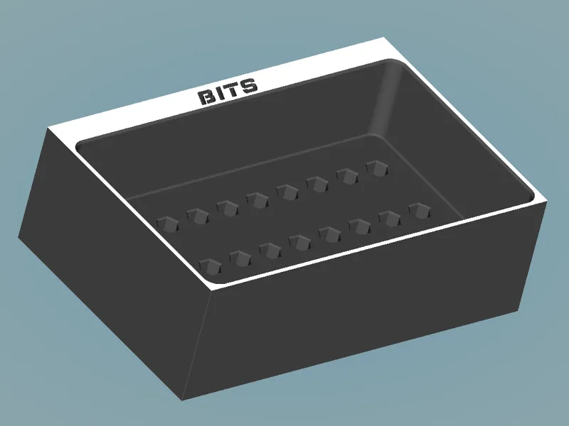 BaBo organizer insert for 4mm Bits (3x2) 