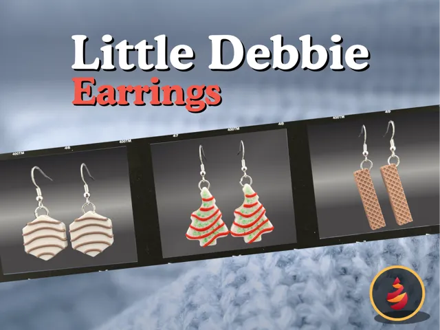 Snack Cake Earrings