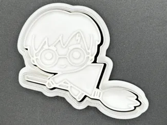 Harry Potter on a Broom Cookie Cutter