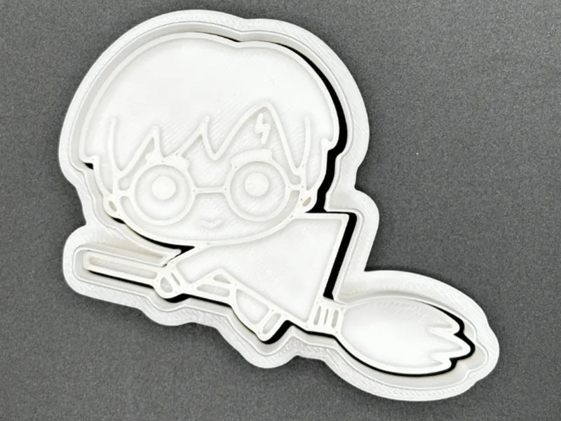 Harry Potter on a Broom Cookie Cutter