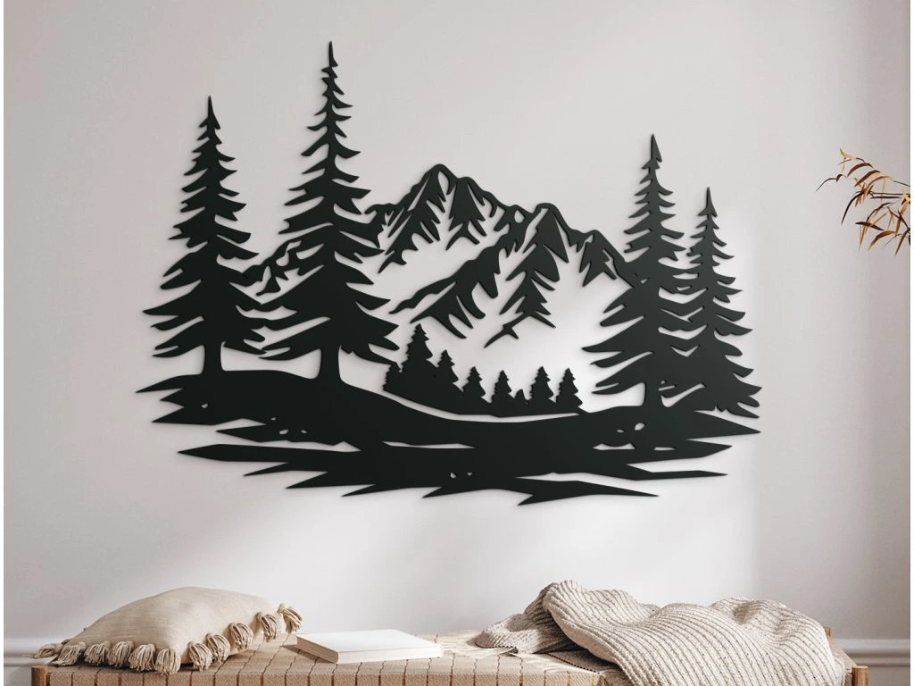 Mountain Above the Meadow Wall Art