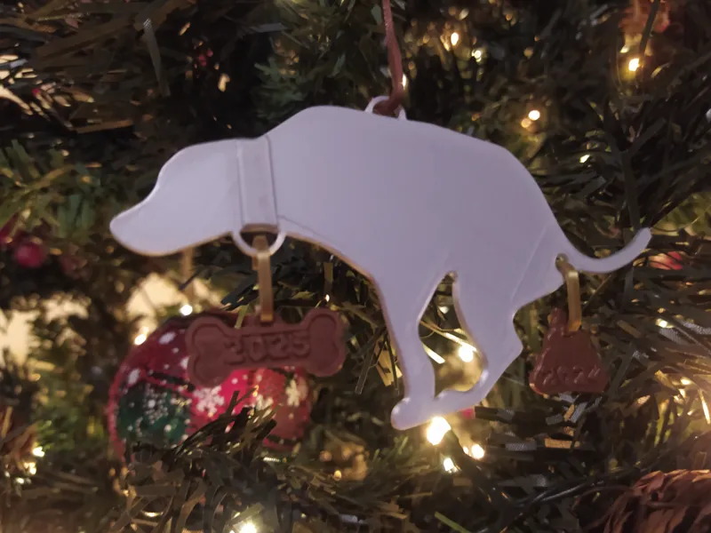 DOG POOPS ORNAMENT with Customizable Text