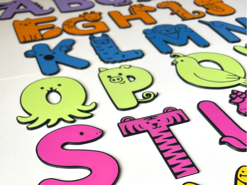 Animal Alphabet Letters