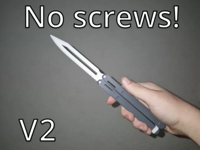 Accesorio para filamento: Butterfly Knife Trainer V2. Referencia del modelo original.