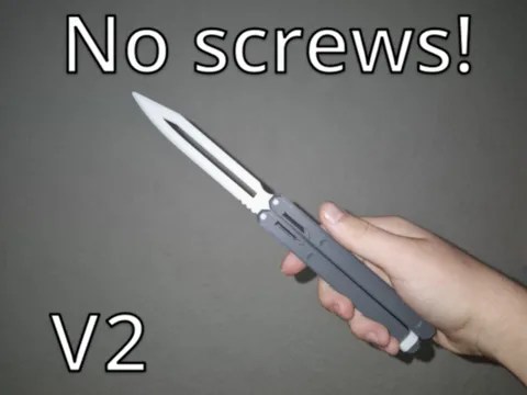 Accesorio para filamento: Butterfly Knife Trainer V2 — referencia de MakerWorld