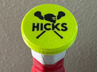 Lacrosse End Cap w/Logo 