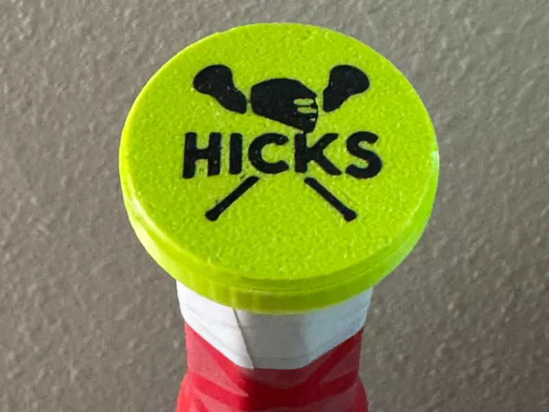 Lacrosse End Cap w/Logo 