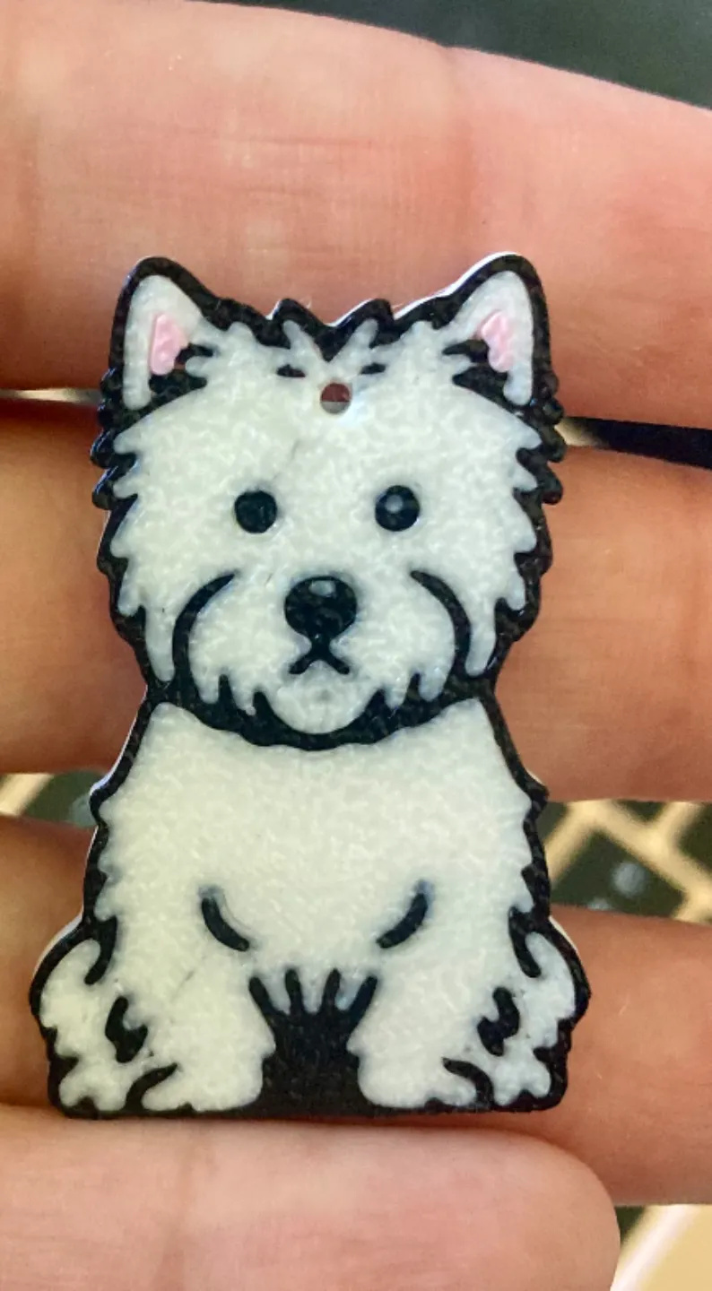 Llavero perro Westie