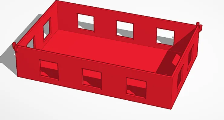 medium 15mm modular buillding upper floor view 4