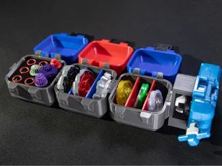 Beyblade Attachable tournament Box & Launch holder