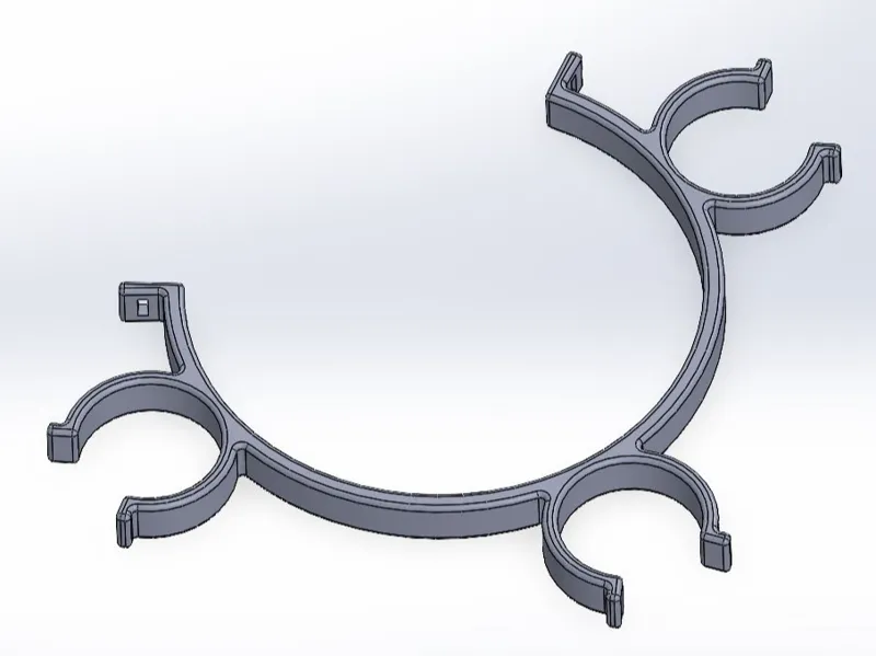 Air pump hose holder