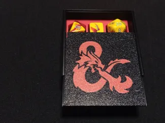 Dice Storage Small Box with  "keep close  lid"