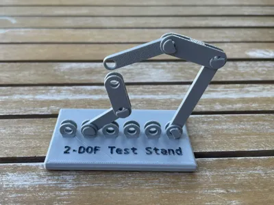 Modular 2-DOF Linkage Test Stand