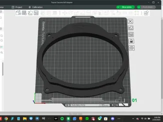 Toyota Tacoma Front 6x9 Adapter