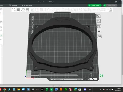 Toyota Tacoma Front 6x9 Adapter